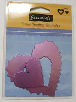 Schablonen "Herz" zum Reissen von Papier / NEU