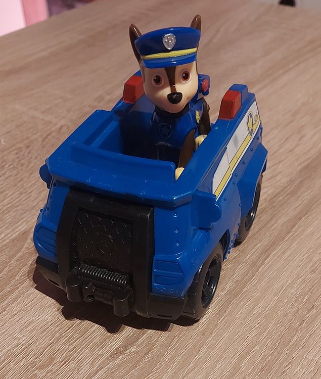 PAW PATROL CHASE Inspired Handmade Edible Figurine Cake Topper Decoration
