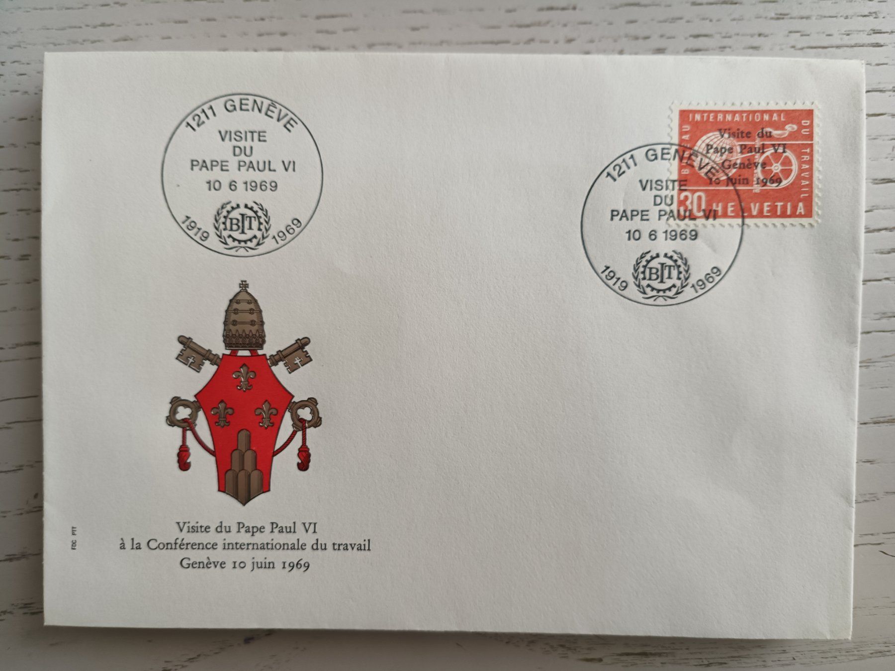 Tutti i francobolli: 1969 FDC Internationales Arbeitsamt – Usato da Dübendorf venduto da goeggi79