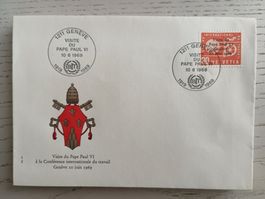 1969 FDC Internationales Arbeitsamt