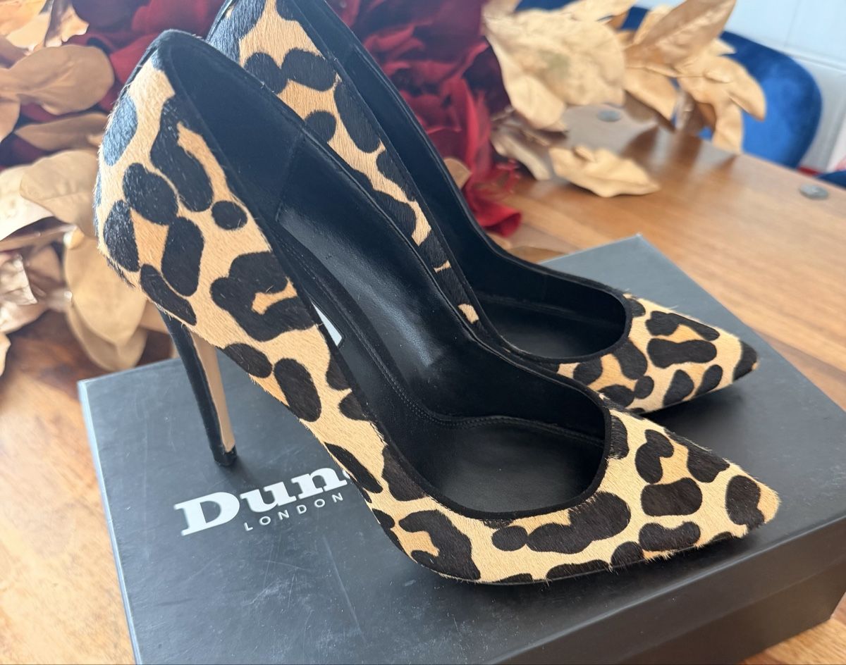Dune London Scarpe da donna: Dune Leopard Leder Pumps Gr.38 – Nuovo e nell'imballaggio originale da Meggen venduto da con_5djh