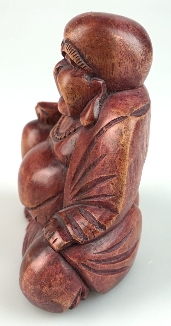 Statuette: Holz Buddha Figur – Usato da Volketswil venduto da brockipfannenstil 1