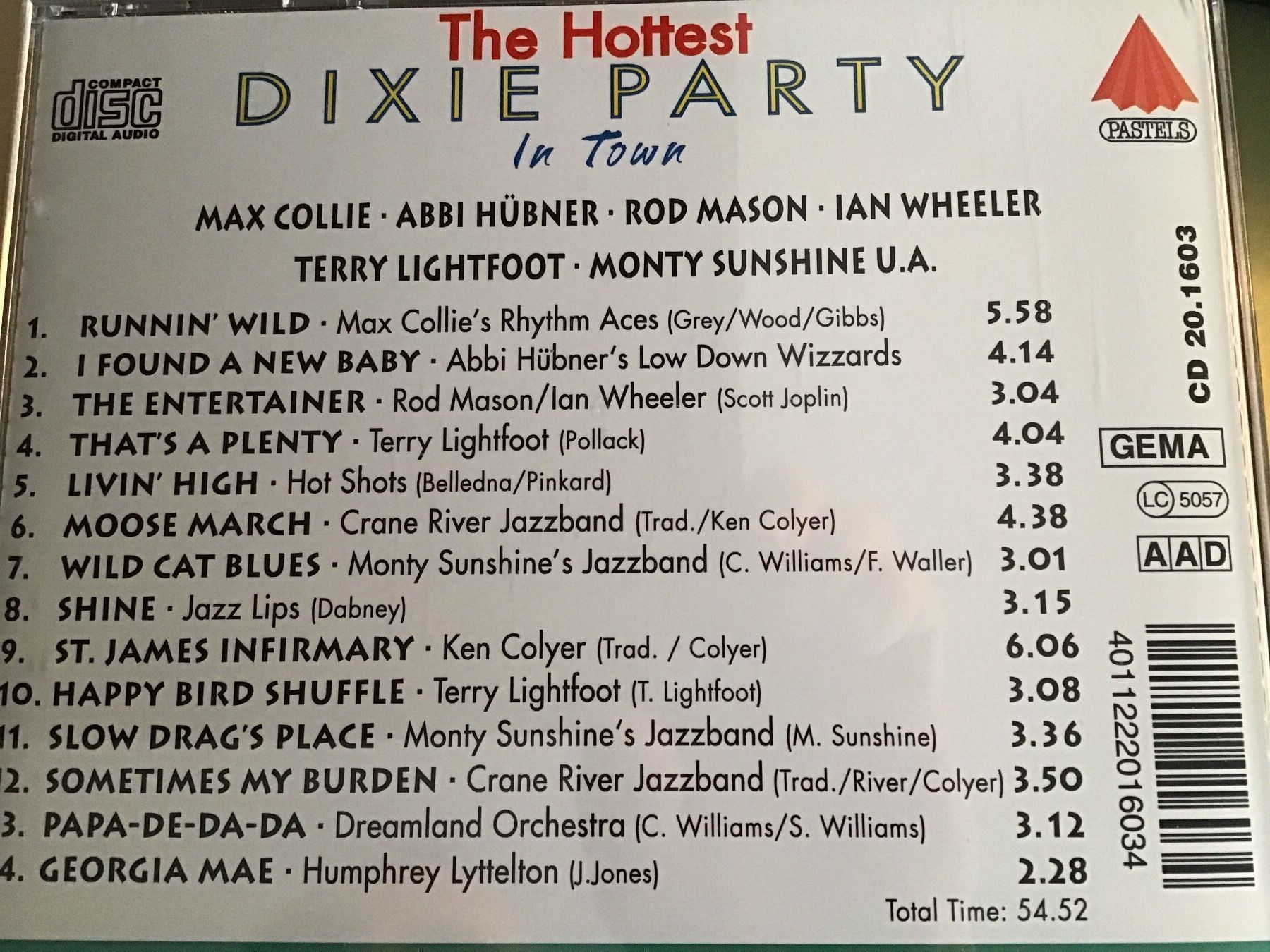 CD: the hottest dixie party – Usato da Thierachern venduto da sweden08 1