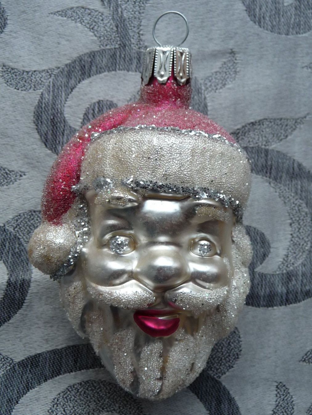 Tutte le decorazioni: Weihnachtsmann -Kopf mit Ballotini – Nuovo e nell'imballaggio originale da Alpnach Dorf venduto da marvo