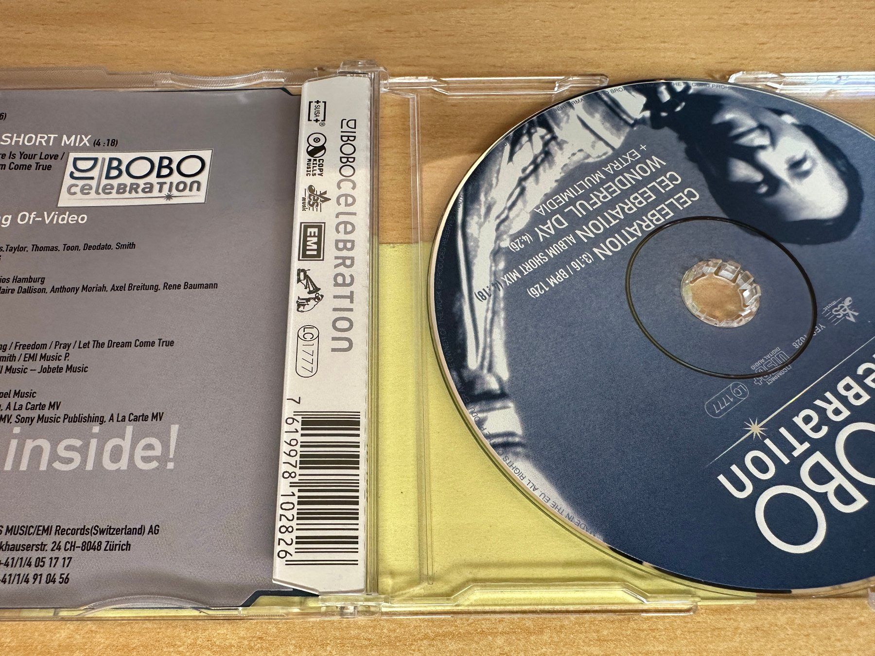 CDs: DJ BoBo – Celebration - Single CD – D'occasion à Rikon im Tösstal par Alpenmutz 1