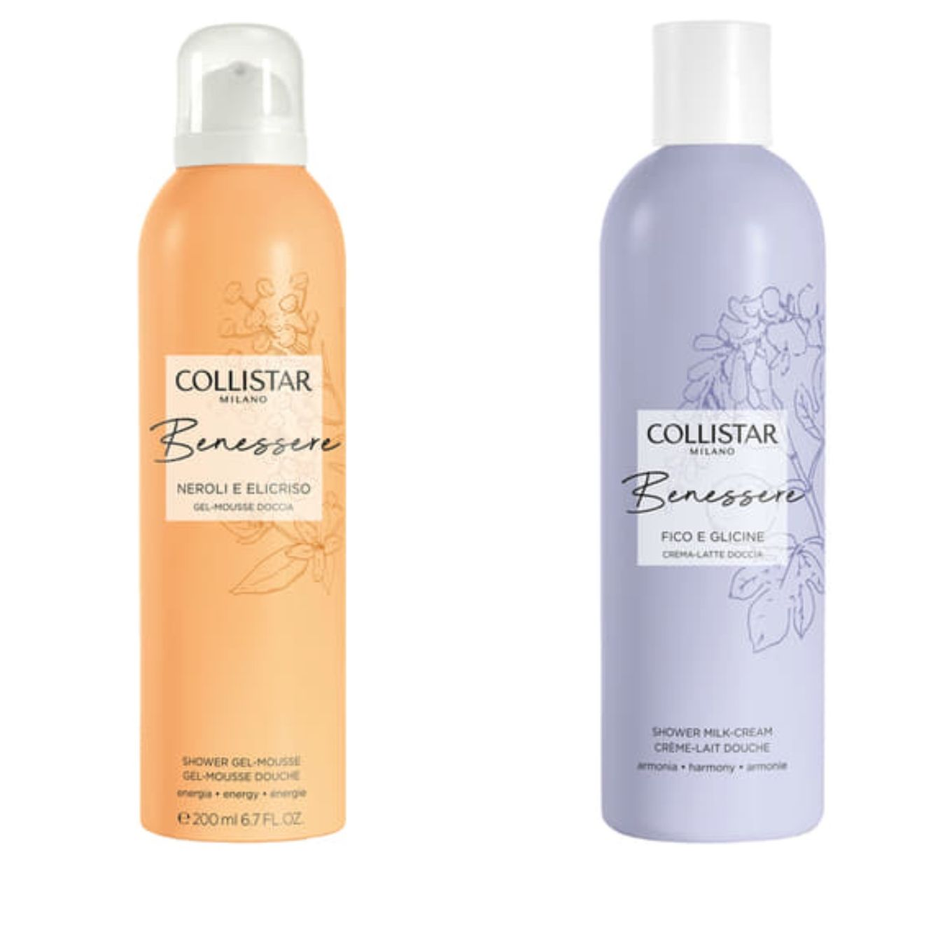 Doccia: Docciaschiuma Collistar Benessere, set 200ml+200ml – Nuovo e nell'imballaggio originale da Locarno venduto da shoppingme