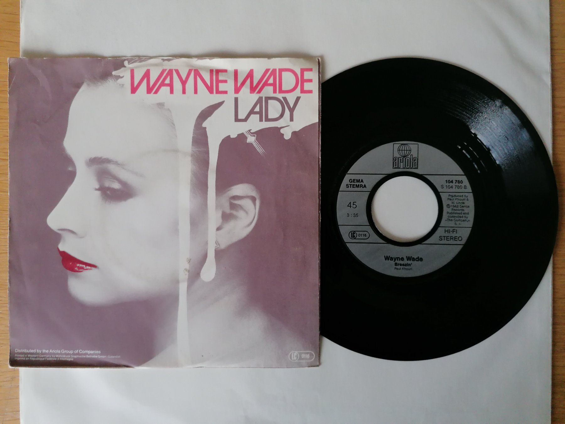 Dischi in vinile: Wayne Wade - Lady, – Usato da Beinwil am See venduto da Funkthesizer 1