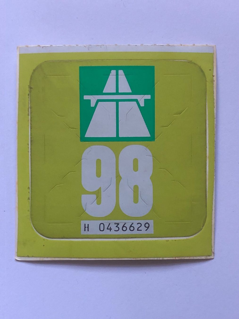 Vignette autostradali: Autobahnvignette 1998 – Usato da Ganterschwil venduto da ganterb