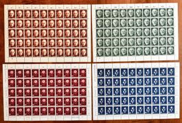 1945, Pro Juventute Serie im 50er-Bogen **