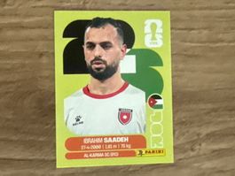 Panini FIFA World Cup 2026 Sticker Ibrahim Saadeh JOR 9
