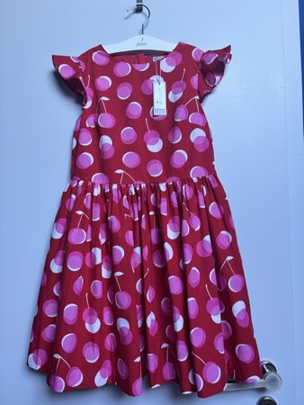 Robe cerises Jacadi 10 ans - 140cm NEUVE