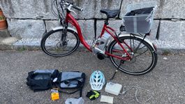 E-Bike Flyer rot inklusive Zubehör guter Zustand