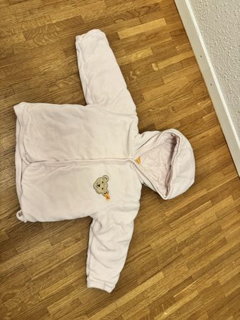 Steiff Jacke rosa mit Kapuze Grösse 80 guter Zustand