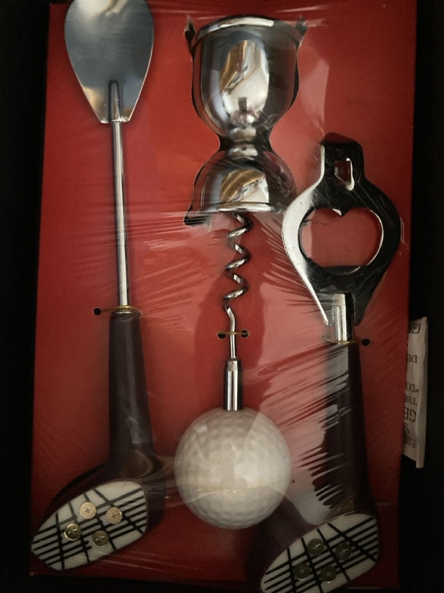 Set di piatti: Golf Set bar vintage – Nuovo (secondo la descrizione) da Bursinel venduto da SeveralLives 1