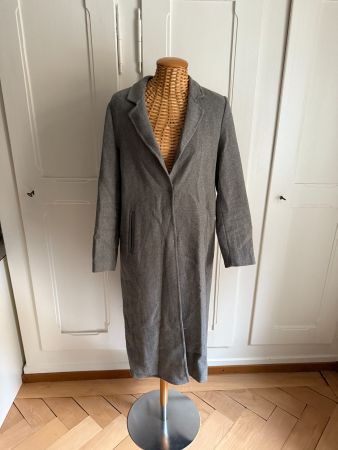 ZARA - Mantel hellgrau M