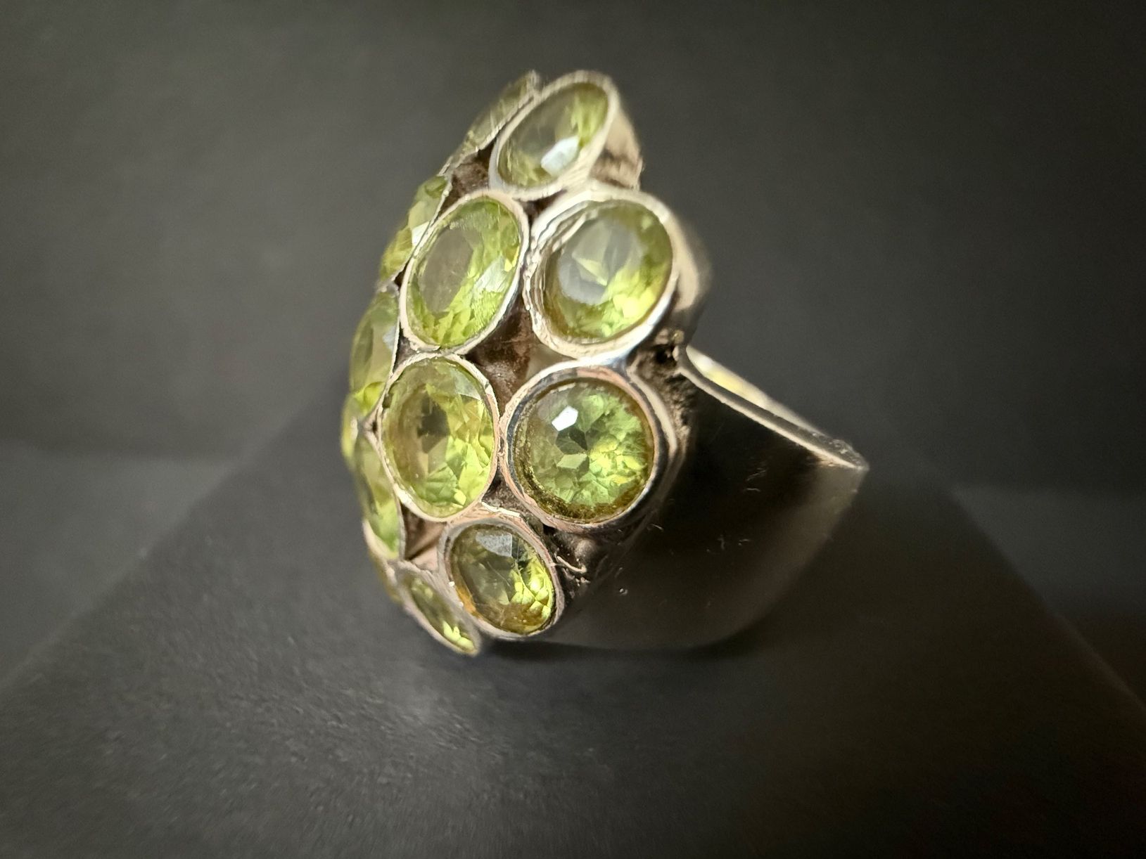 Anelli: Silber Ring mit Peridot 800 – Usato da Spiegel b. Bern venduto da Rogger72 2