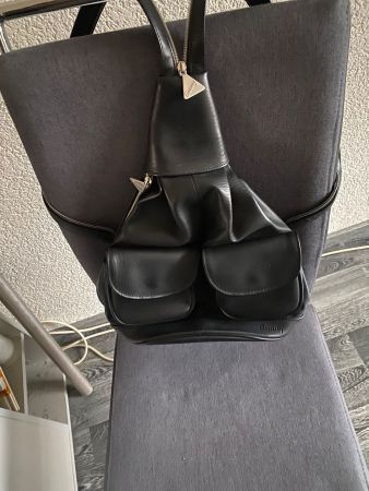 Trendiger Schulter-Rucksack schwarz