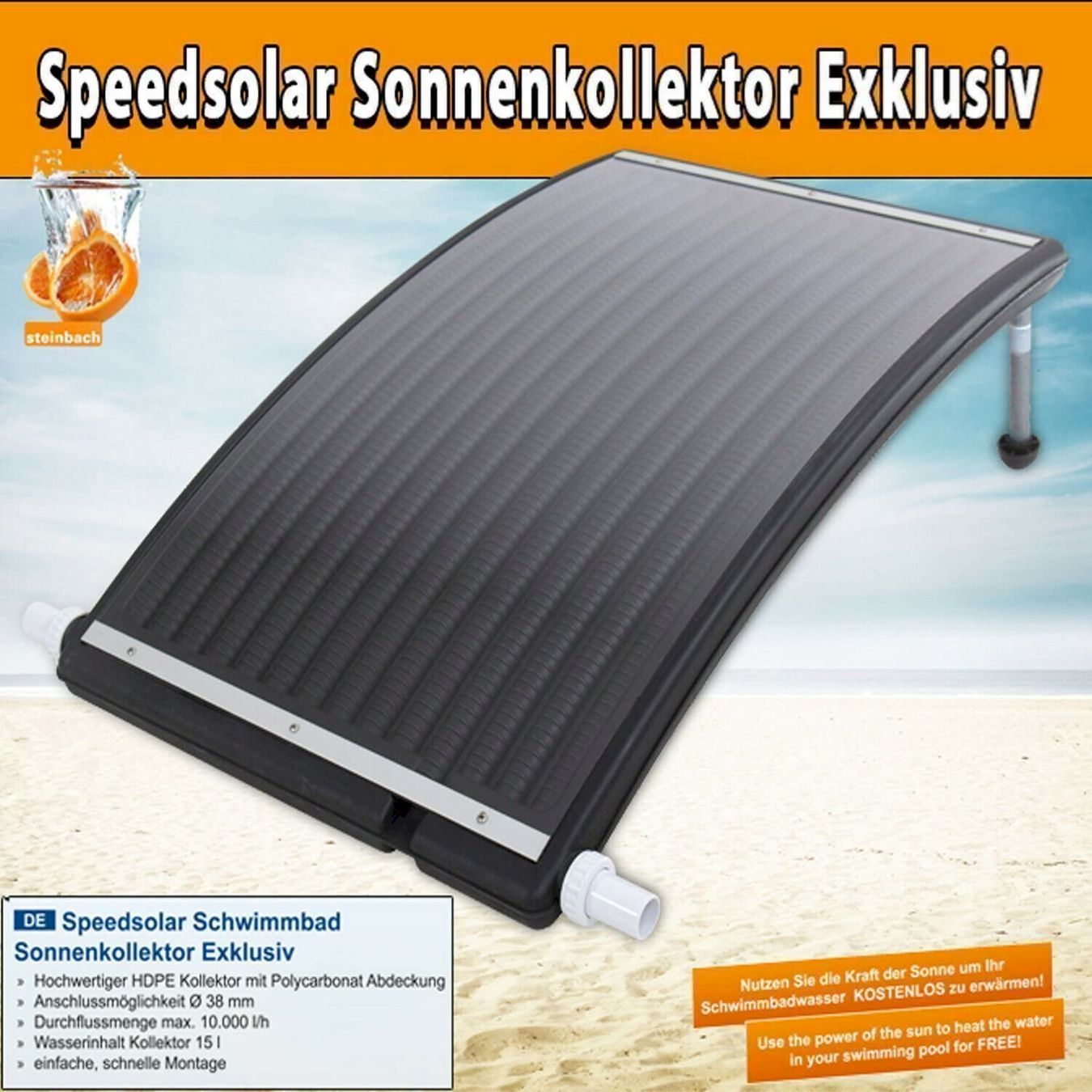 Schwimmbad: Steinbach Sonnenkollektor für Pool Solar – Neu und originalverpackt aus Bottighofen von zaap 1