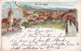 Le Locle   NE   -   Souvenir du Locle      en  1 9 0 1