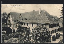 Utzenstorf, Gasthof zum Bären mit Garte