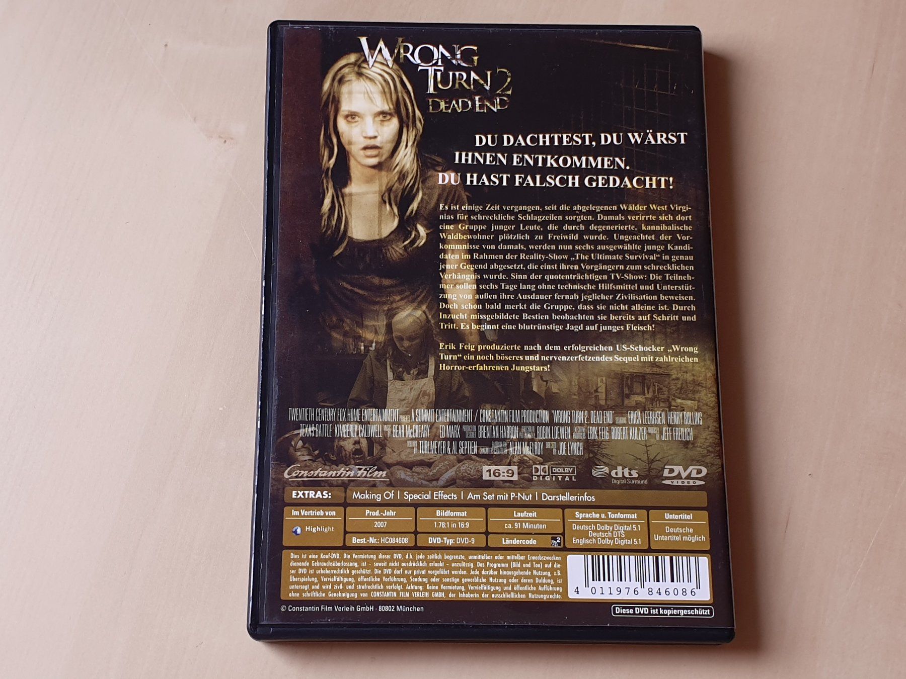 Tous les DVDs: Wrong Turn 2 – D'occasion à Stansstad par collectorsshop 1