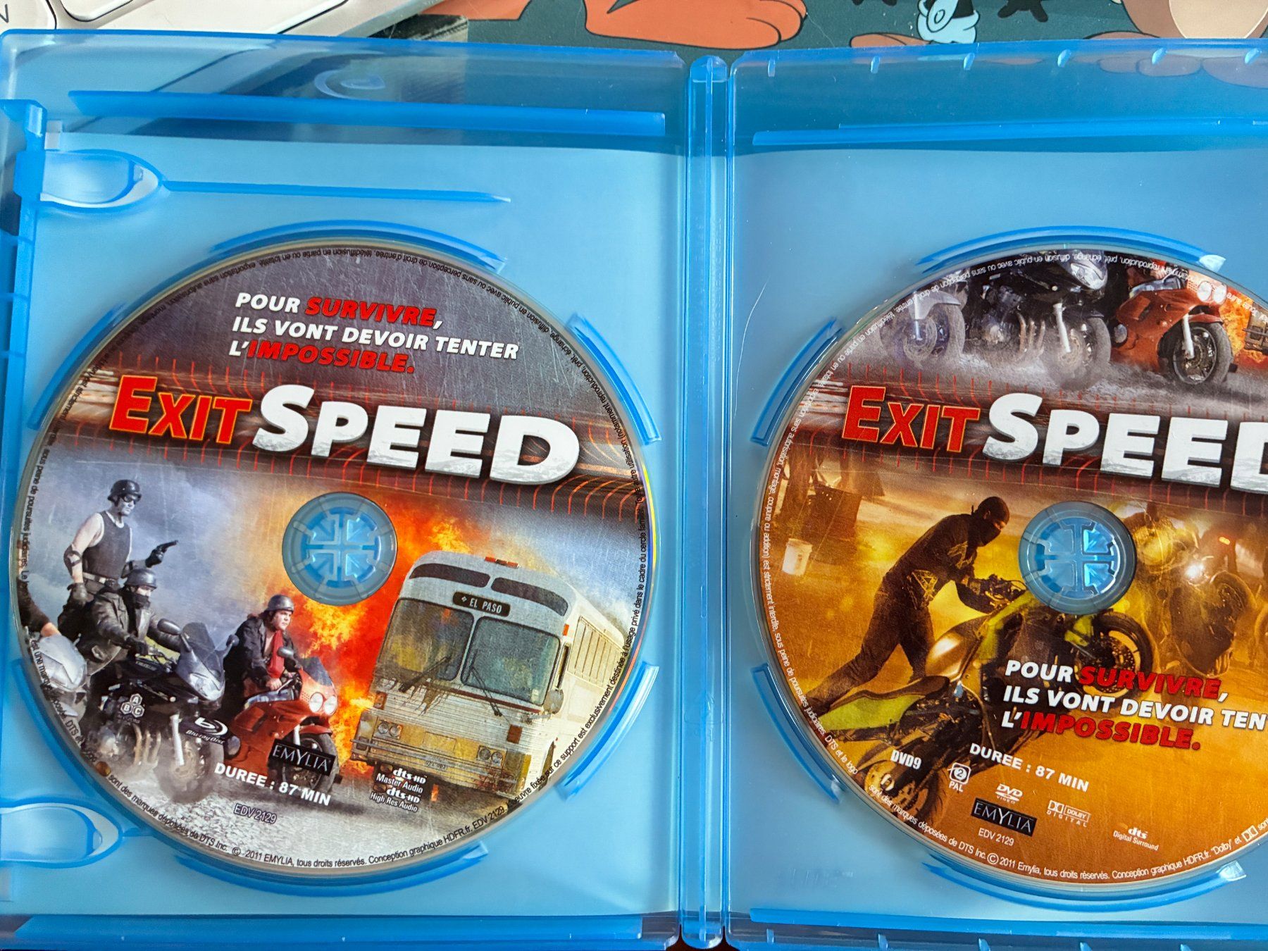 Tutti i DVDs: Exit Speed (2009, Combo Blu-ray + DVD, Thriller Action) – Usato da Vevey venduto da zecollector 2