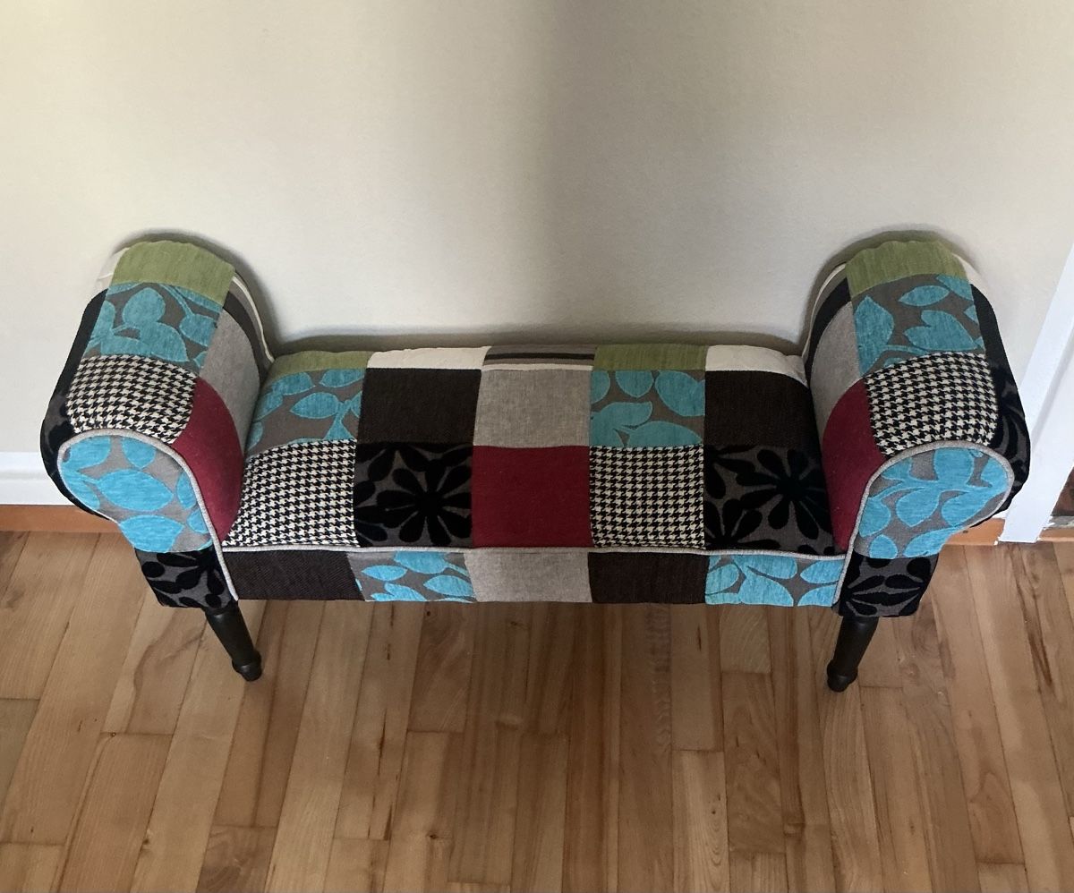 Bänke: Dekorative Sitzbank im Patchwork-Design – Gebraucht aus Zürich von ric_sta 1