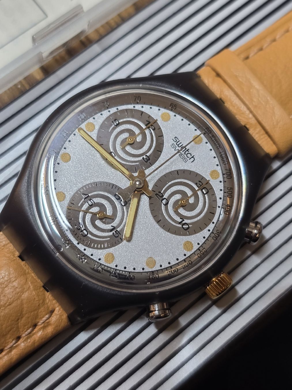 Swatch Orologi: Swatch Chronograph SR618 OVP seit 1992!  – Nuovo e nell'imballaggio originale da Rorschach venduto da TimelessTrading 1