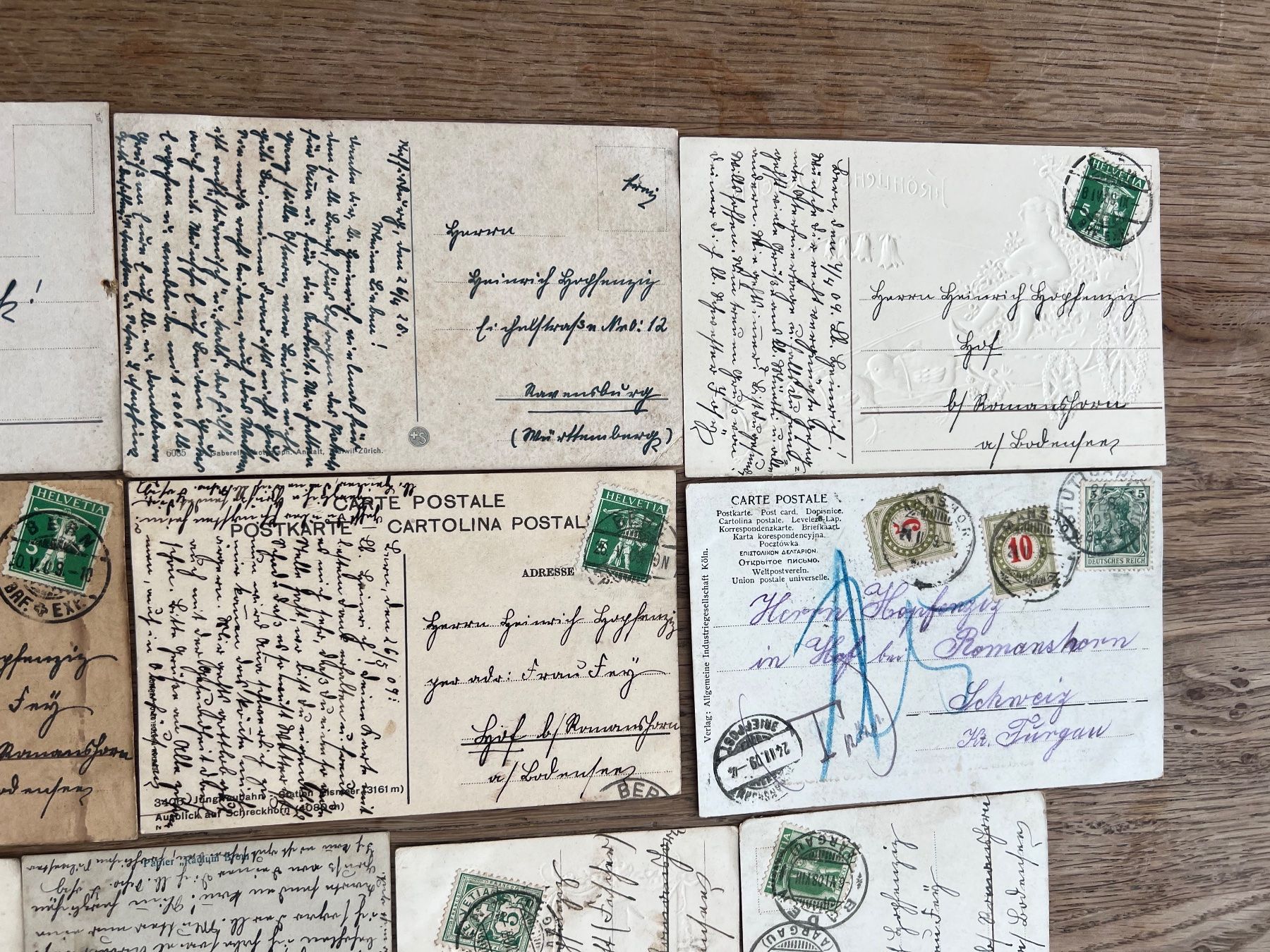 Cartoline postali: Sammlung antike Postkarten Schweiz – Usato da Hermetschwil-Staffeln venduto da militaria-schweiz 9