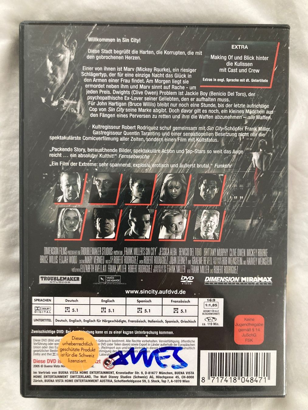 Tutti i DVDs: Sin City - DVD – Usato da Bern venduto da Mige05 1