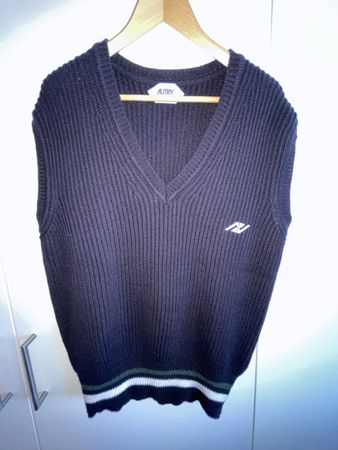 Autry Strick Weste Gr. L Dunkelblau - Ref 004/626