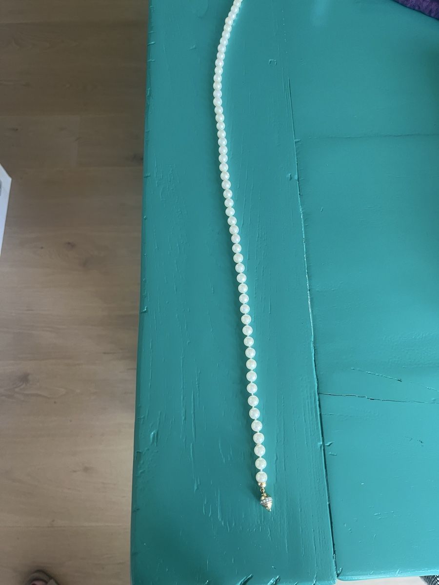 Bucherer Ketten: Echte Perlenkette mit Diamanten Schloss – Gebraucht aus Birmensdorf ZH von Sab5555 2