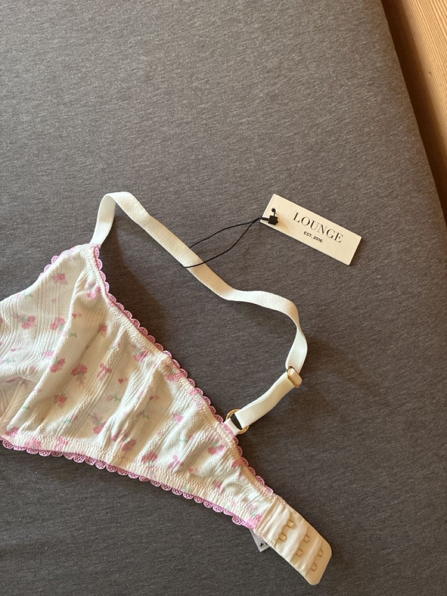 Altra biancheria intima: Pointelle Triangle Bralette Cream Print – Nuovo e nell'imballaggio originale da Salgesch venduto da ali_7tvr 1