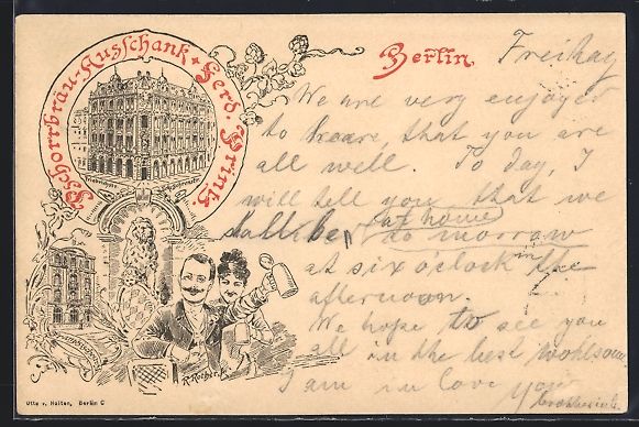Cancelleria postale: Vorläufer-Lithographie Berlin, 1893, Ga – Usato da Berlin venduto da bartko-reher