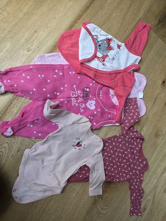 Pinkes Babykleider-Set, Grösse 56, Sommer/Herbst