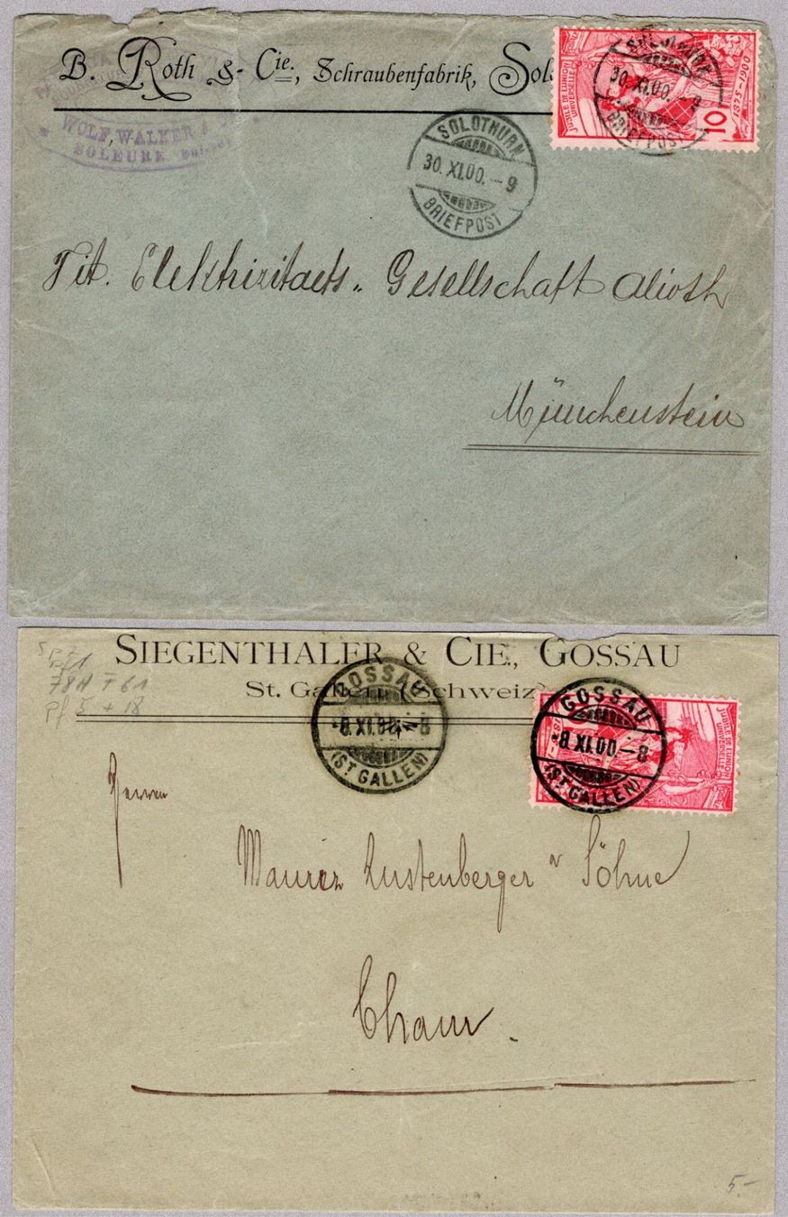 Buste & buste per spedizione: UPU 1900 – Usato da Vilters venduto da Jere3943 2