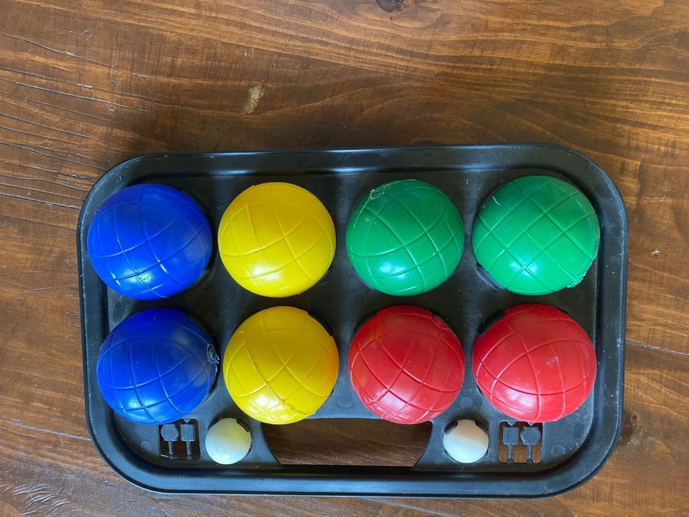 Livoo Set Bocce In Legno - Gioco Bocce Con Borsa Cotone JEU003