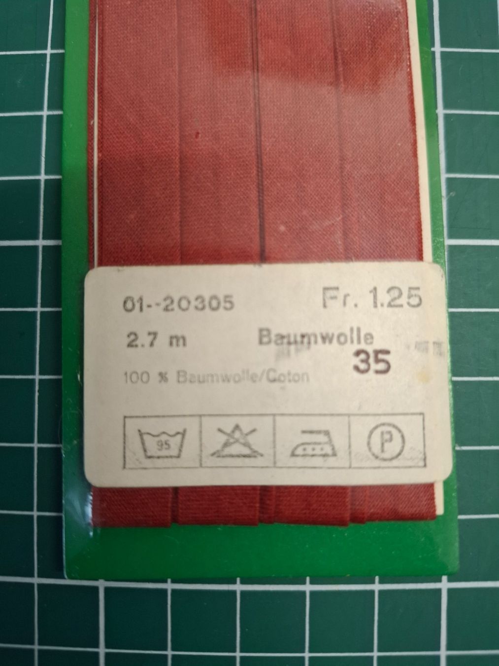 Tessuti: Schrägband – Nuovo e nell'imballaggio originale da Zürich venduto da honolulu4711 1