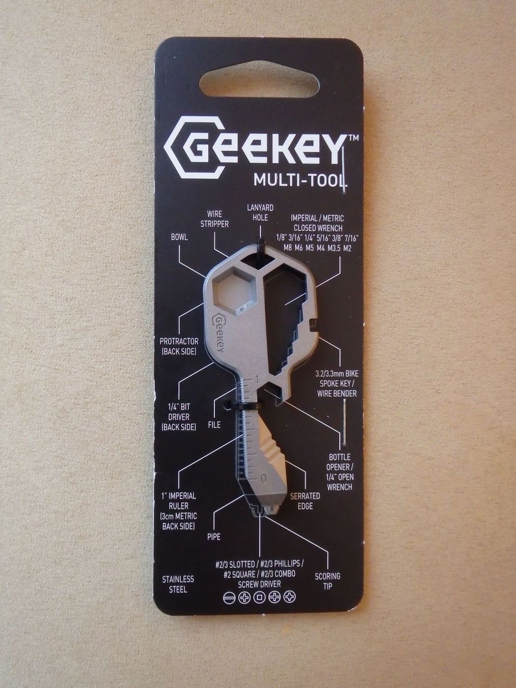 Porte-clés: Schlüsselanhänger Multitool Geekey – Neuf avec emballage d'origine à Matten(St.Stephan) par Arizona33