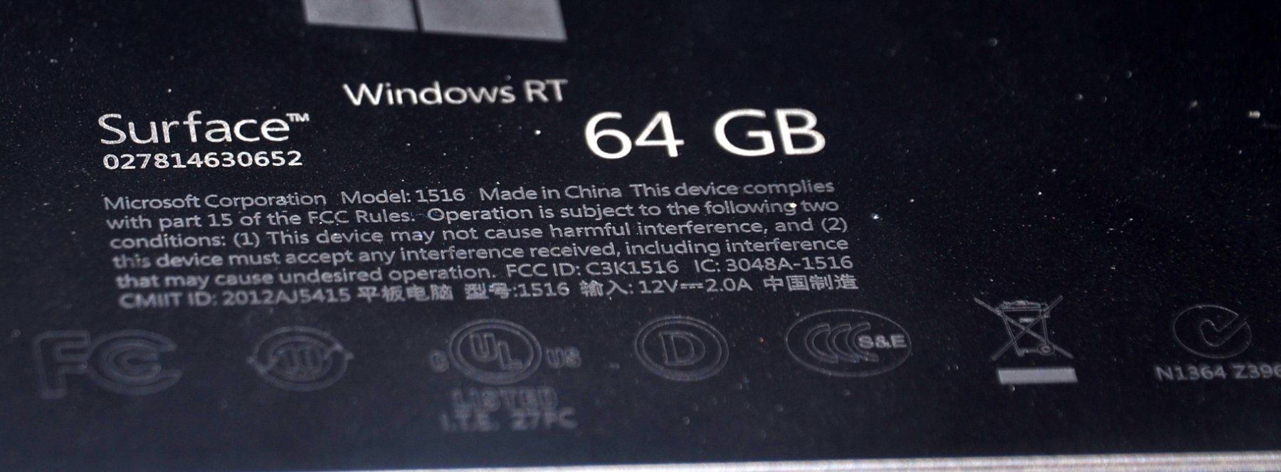 Microsoft Tablet PC: Microsoft Surface RT 1516 64 GB – Gebraucht aus Collonges von arashee 7