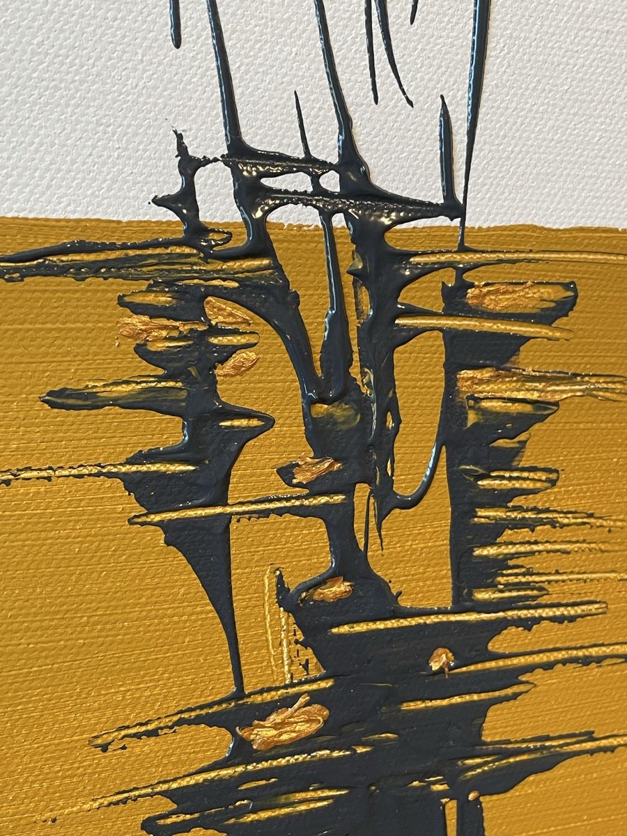Dipinti: "Flow" Acryl auf Leinwand – Nuovo e nell'imballaggio originale da Basel venduto da Gundeli-25 2