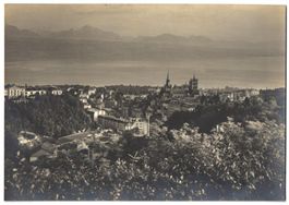 Fotografie Lausanne, Blick auf die Stadt