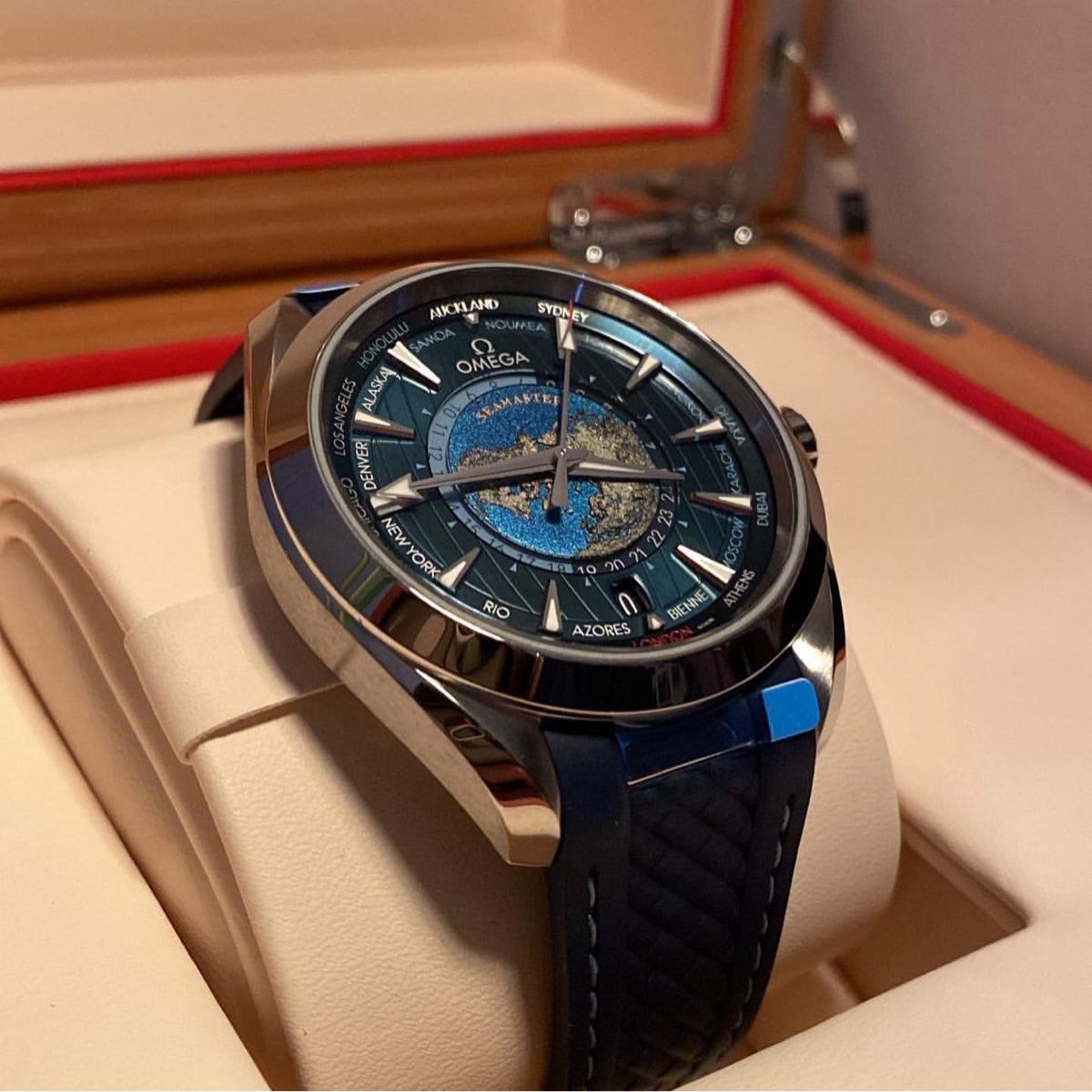 Omega Orologi: Omega Seamaster Aqua Terra Worldtimer – Usato da Gingins venduto da loi_c5sw 2