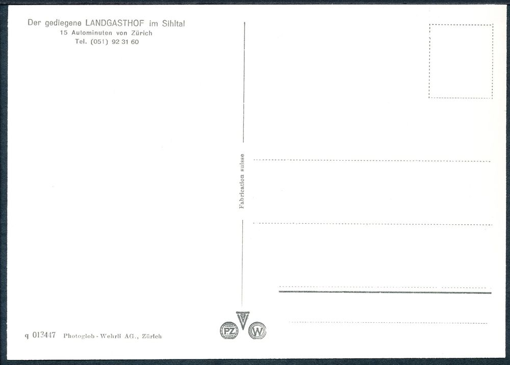 3 AK's Albispass und Langnau am Albis Gaststätten Kaufen auf Ricardo