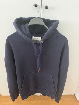 AMI Alexandre Mattiussi dunkelblau Hoodie