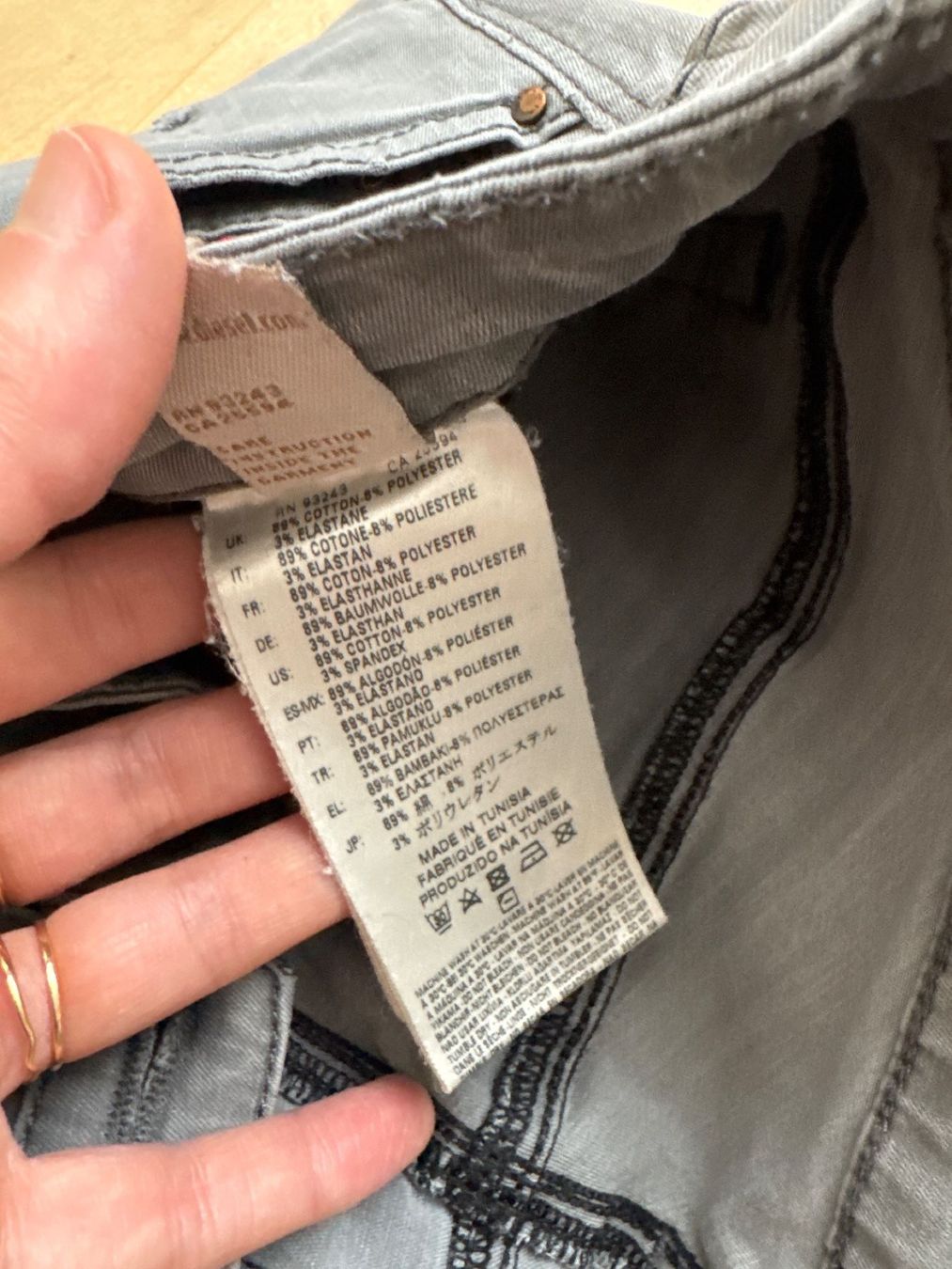 Diesel Jeans: DIESEL Skinny Jeans light grey – Usato da Winterthur venduto da Emma0312 4