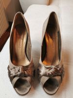 Satinpumps in edlem Nude von Fiarucci Gr. 38