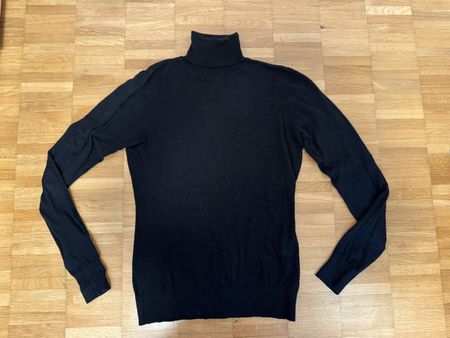 KOTON Rollkragenpullover, Schwarz, Gr. M - Winter Sale!