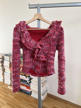 Rote Wolljacke (S)
