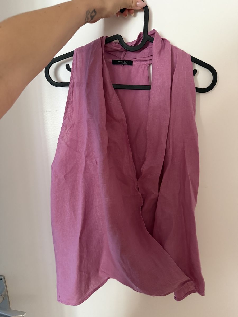 Massimo Dutti Tops: Massimo Dutti linen top – Gebraucht aus Geneve von ingamff